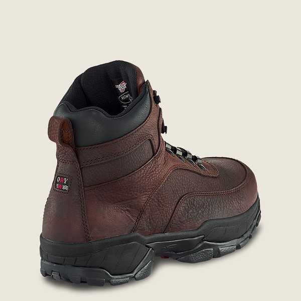Red Wing Hiking Boots Dark Brown - Red Wing Mens Truhiker - 6-inch Waterproof Soft Toe - VPBDZ-1793